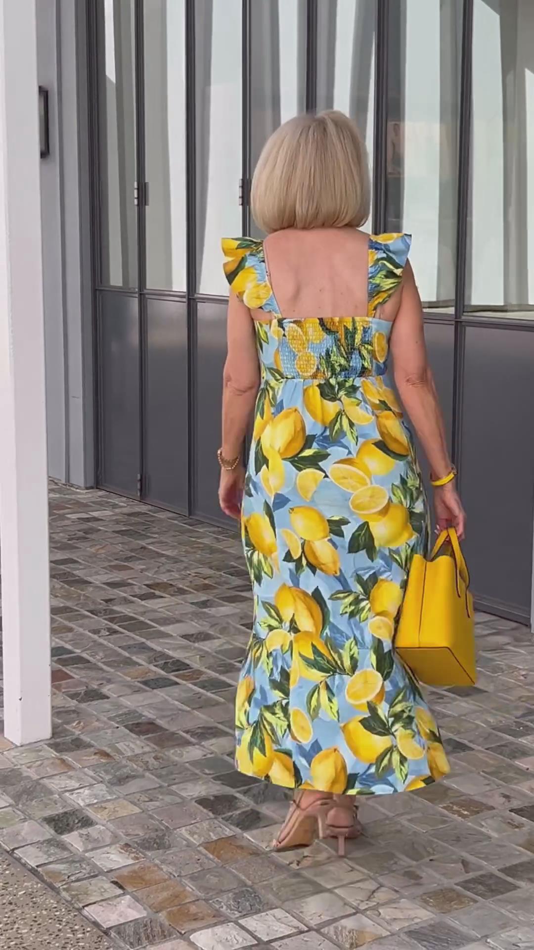 Sonnen- und Zitronenkleid 🍋