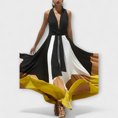 Nava - Langes Kleid mit Offenem Rücken