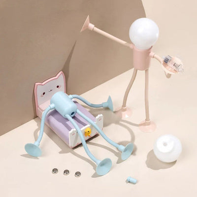 GlowFlex™ – Veränderbares Form- und lustiges Sportler-Nachtlicht