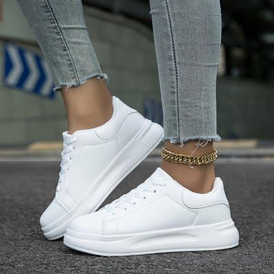 Ethel - Saubere weiße Sneaker für Damen, weiß