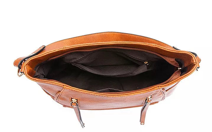 Heidi - Damen Vintage Leder Tasche