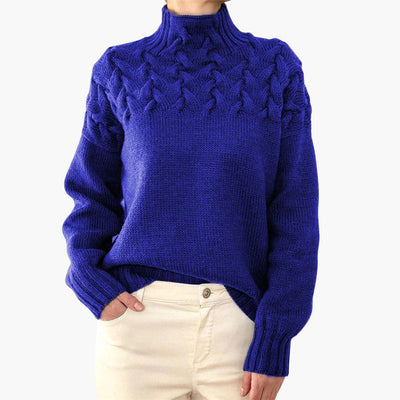 Rollkragen Strickpullover für Damen