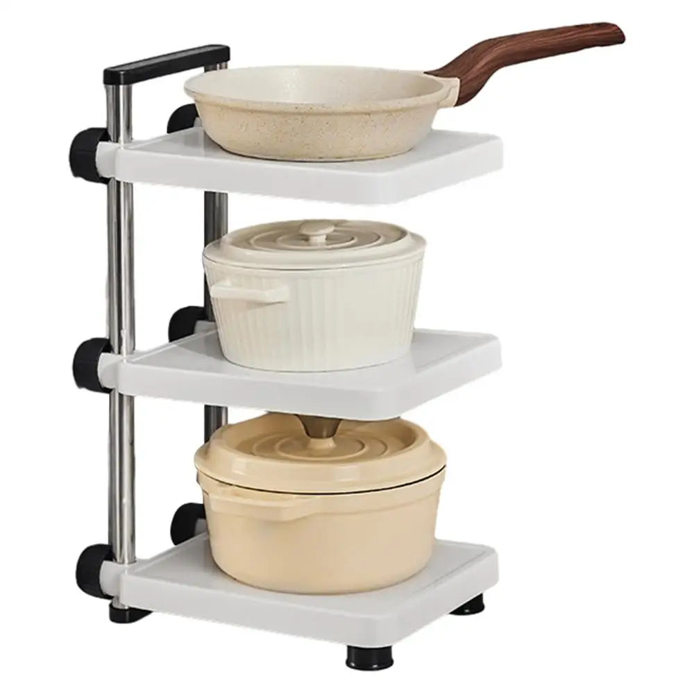 ClutterFree – 3-stufig verstellbares Aufbewahrungsregal für ein organisiertes Leben