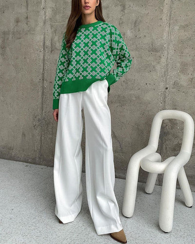 Geometrisches Muster für modernen Stil | Zeitlose Silhouette | Bequemer Tragekomfort