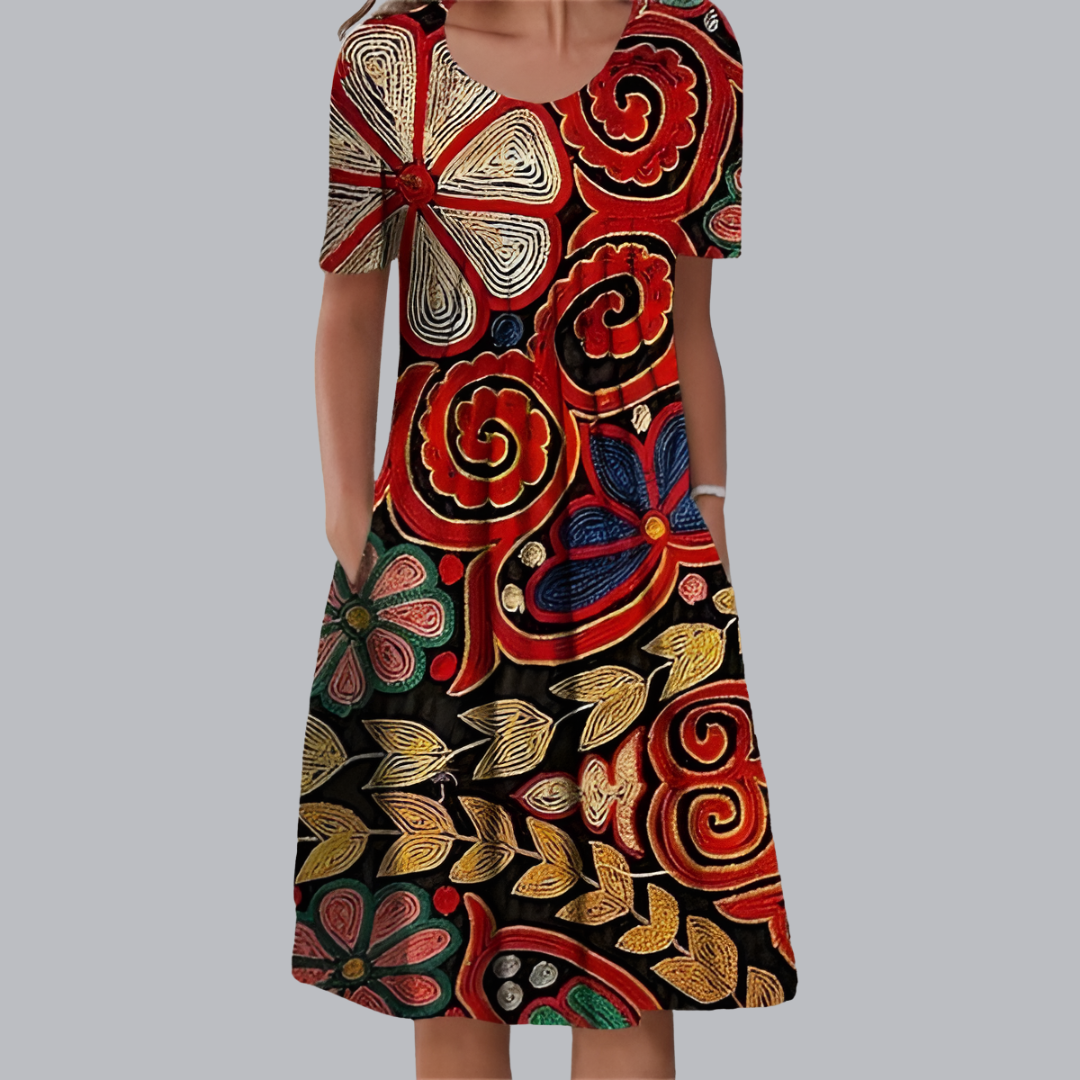 Alraune™ | Klassisches Blumen Kleid