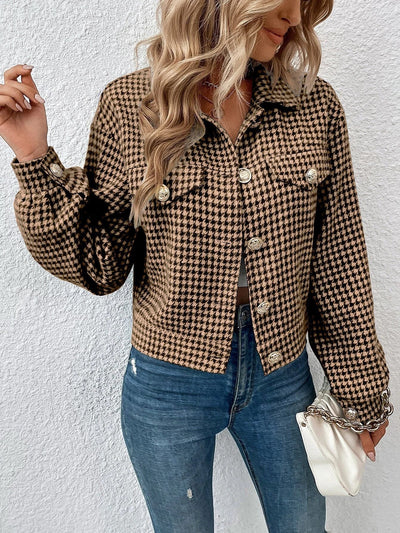 Karierte Kurzjacke | Modern und Feminin | Vielseitiges Styling