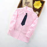 Damen Hemd mit Krawatte Drune in Rosa