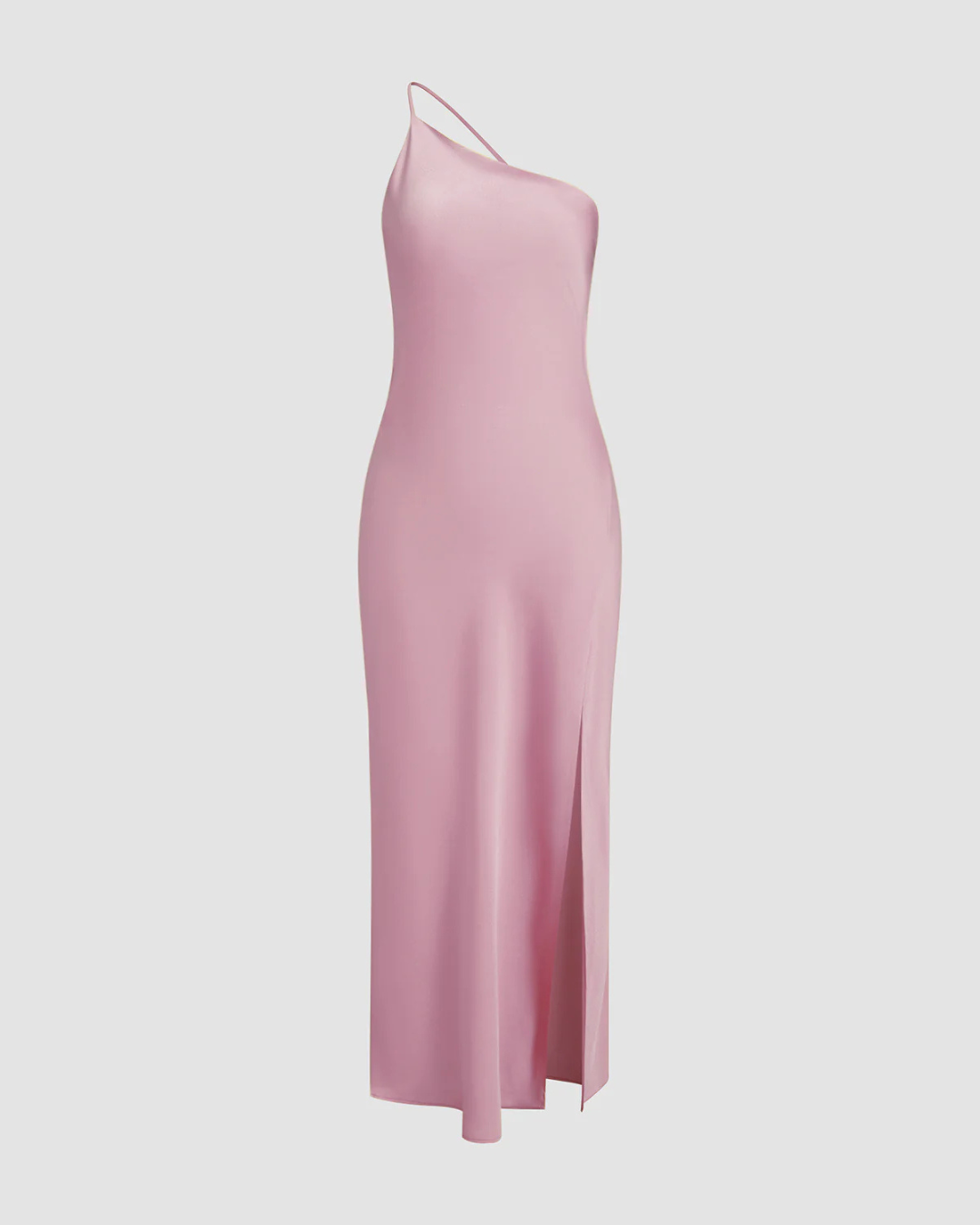 Elisa | Langes Abendkleid mit offenem Rücken und Satin-Schlitz
