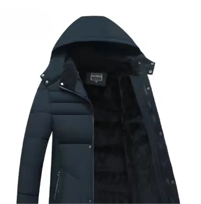 Frostel™ | Herren Winterjacke mit Kapuze, gepolstert und fleecegefüttert – Perfekt für kalte Tage