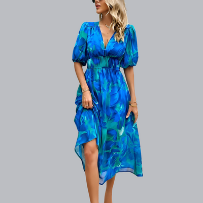 Charlotte™ | Elegantes V-Ausschnitt Kleid