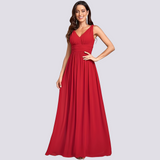 Maddie - Elegantes, ärmelloses Abendkleid für Damen in Rot