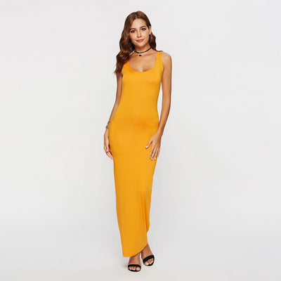 Avelena | Damen Langes Kleid mit Hoher Taille