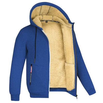 TOMMY - Fleece-Kapuzenpullover mit Reißverschluss