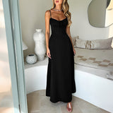 Jesse - Lässiges Maxikleid in Schwarz