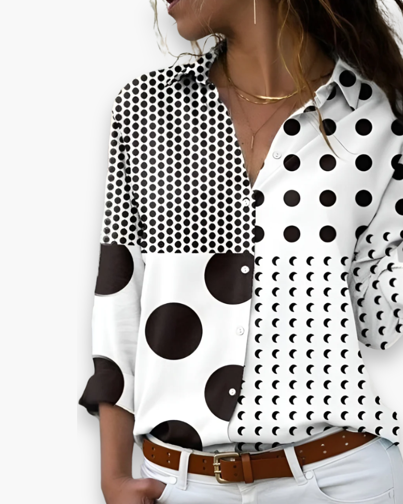 Damen Lässige Druckbluse | Zeitloser Stil