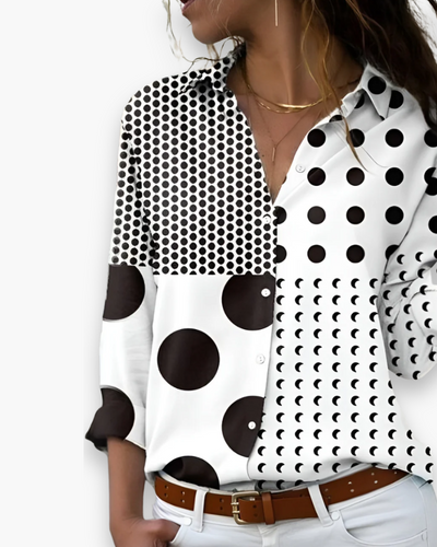 Damen Lässige Druckbluse | Zeitloser Stil