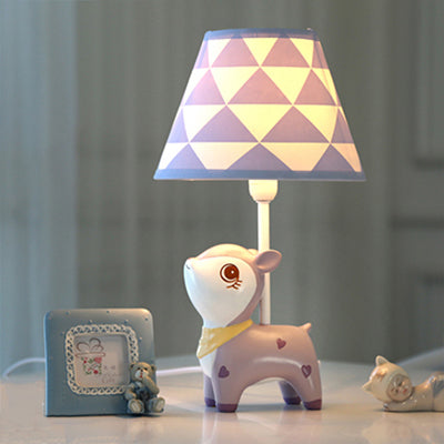 Deerina – Yndig rosa Sika-Reh Lampe