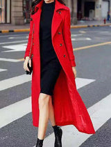 Stylische Woll-Damenjacke - Elora in Rot