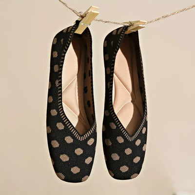 Tessa - Leichte Ballett-Flats Mit Tupfenmuster