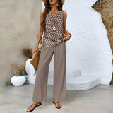 Elma - Elegantes Sommer-Zweiteiler-Set für Damen in Khaki