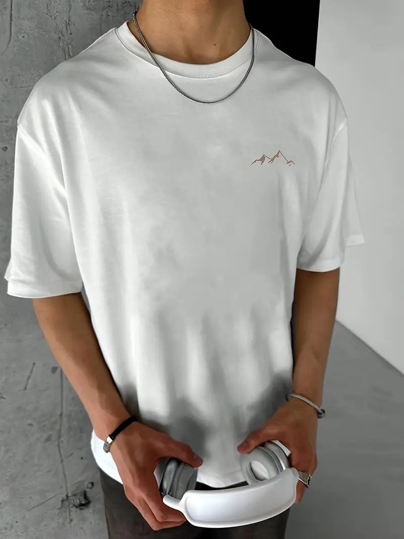 Raymond - Premium T-Shirt mit geometrischem Druck für Männer