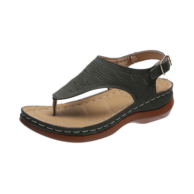 Avelena | Keilabsatz Flip-Flop Sandalen