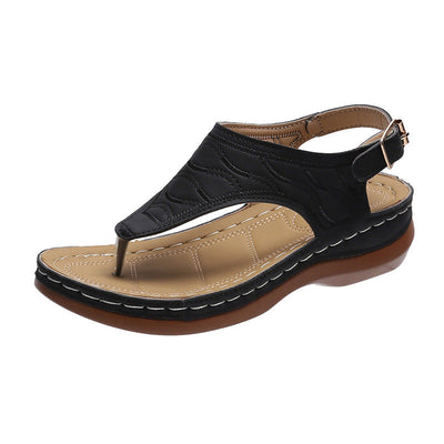Avelena | Keilabsatz Flip-Flop Sandalen
