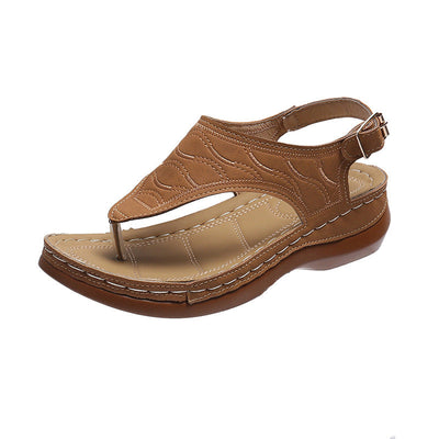 Avelena | Keilabsatz Flip-Flop Sandalen