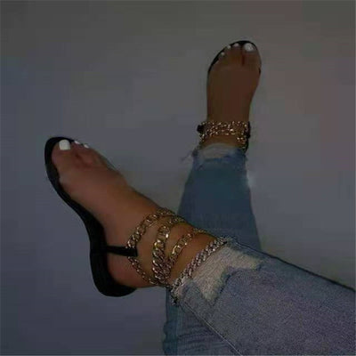 Avelena | Damen Strand Sandalen mit Knöchelriemen