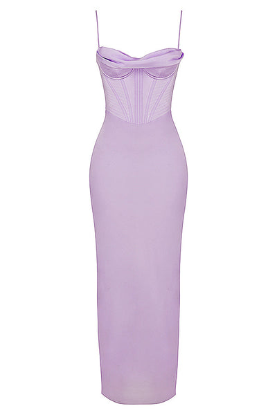 Naomi - Glamouröses Korsett Maxi Kleid Abend