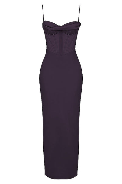 Naomi - Glamouröses Korsett Maxi Kleid Abend