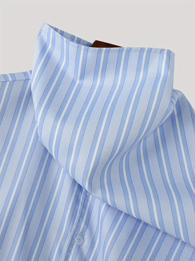 Eldon - Lässiges gestreiftes Langarmhemd für Herren