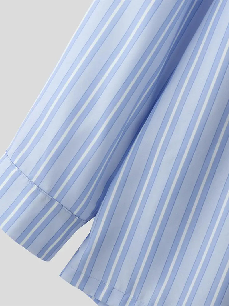 Eldon - Lässiges gestreiftes Langarmhemd für Herren