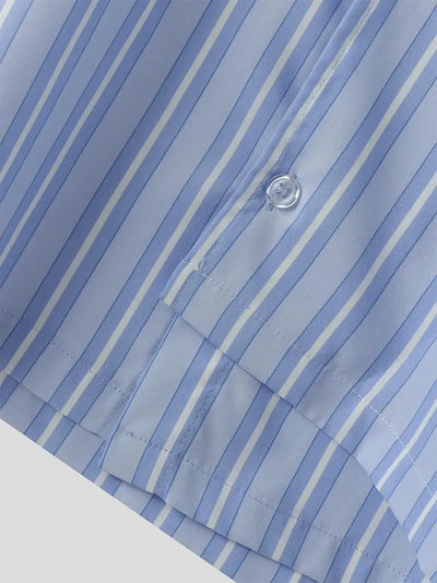 Eldon - Lässiges gestreiftes Langarmhemd für Herren