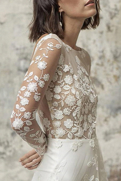 Heidi-Mode | Sexy Spitze Patchwork O-Ausschnitt Gerade Overall