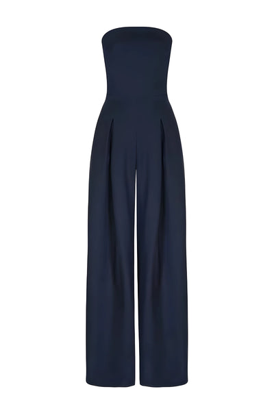 Raffiniert schulterfreier Jumpsuit
