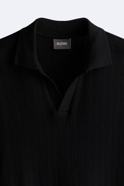 Stilvolles Strick-Poloshirt für einen eleganten Look