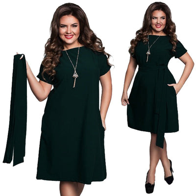 Avelena | Elegantes Plus-Size-Kleid