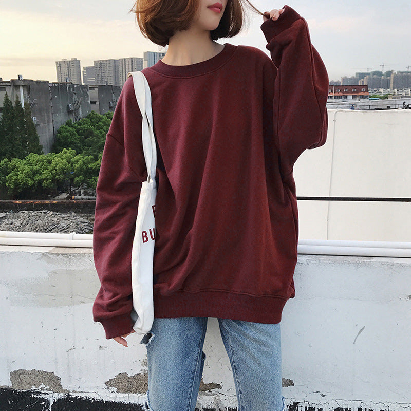 Femme Oversized Rundhals Sweatshirt Heidi-Mode