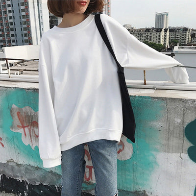Femme Oversized Rundhals Sweatshirt Heidi-Mode