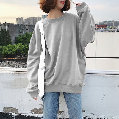 Femme Oversized Rundhals Sweatshirt Heidi-Mode