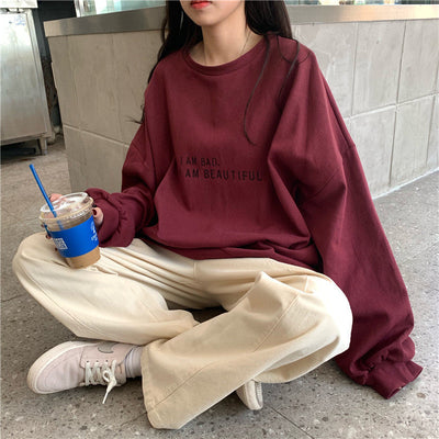 Femme Oversized Statement Sweatshirt Heidi-Mode