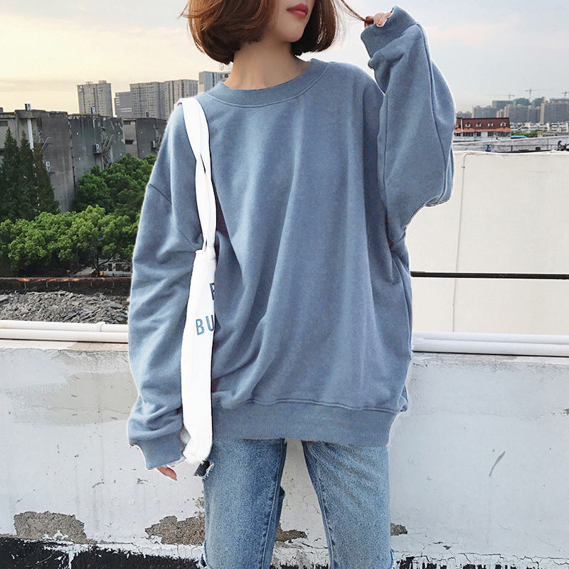 Femme Oversized Rundhals Sweatshirt Heidi-Mode