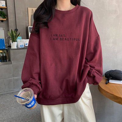 Femme Oversized Statement Sweatshirt Heidi-Mode