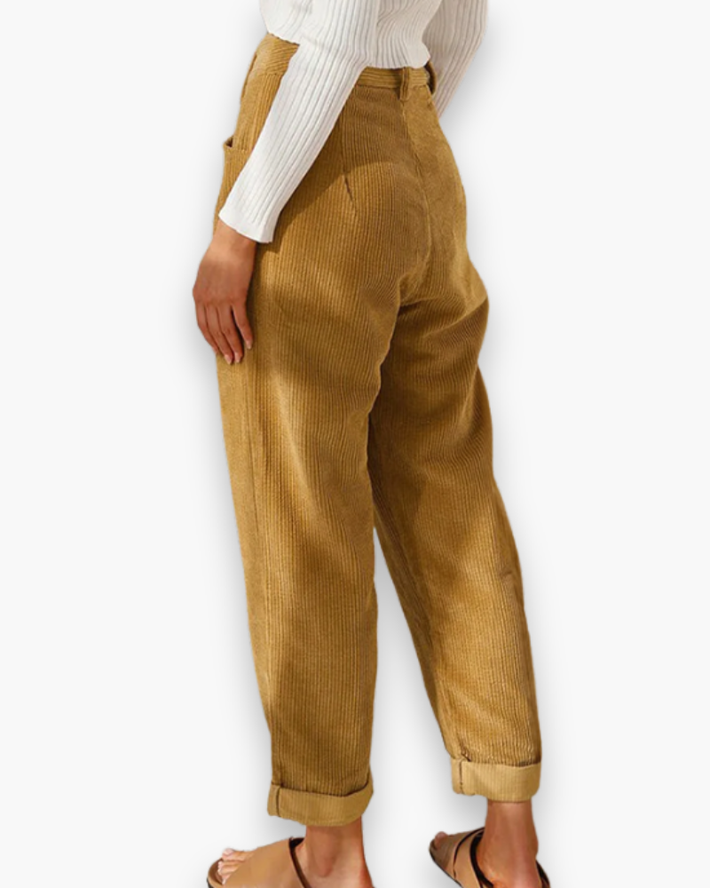 Damen Lässige Stoffhose | Bequeme Passform