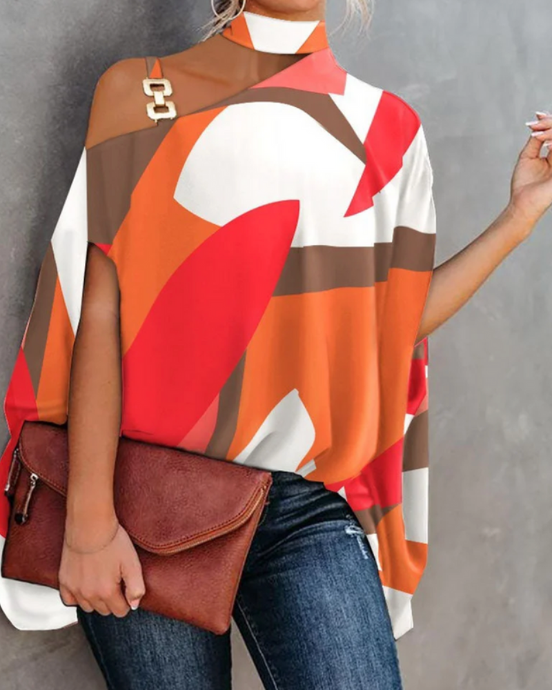 Damen Elegantes Bedrucktes Oberteil | Festliche Oberteile Damen