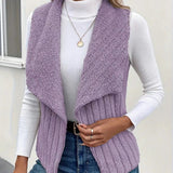 Sophie | Gemütliche und Moderne Damen Fleeceweste in Lila