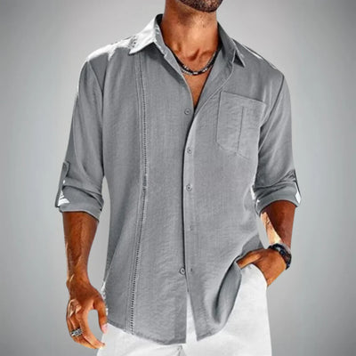 Thomas - Langarmhemd für Herren