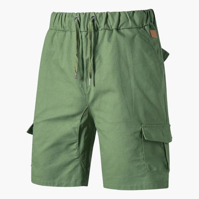 Herren Sommer Cargo Shorts mit Taschen und Kordelzug