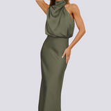 Chrissy - Elegantes Cocktailkleid für Damen in Grün